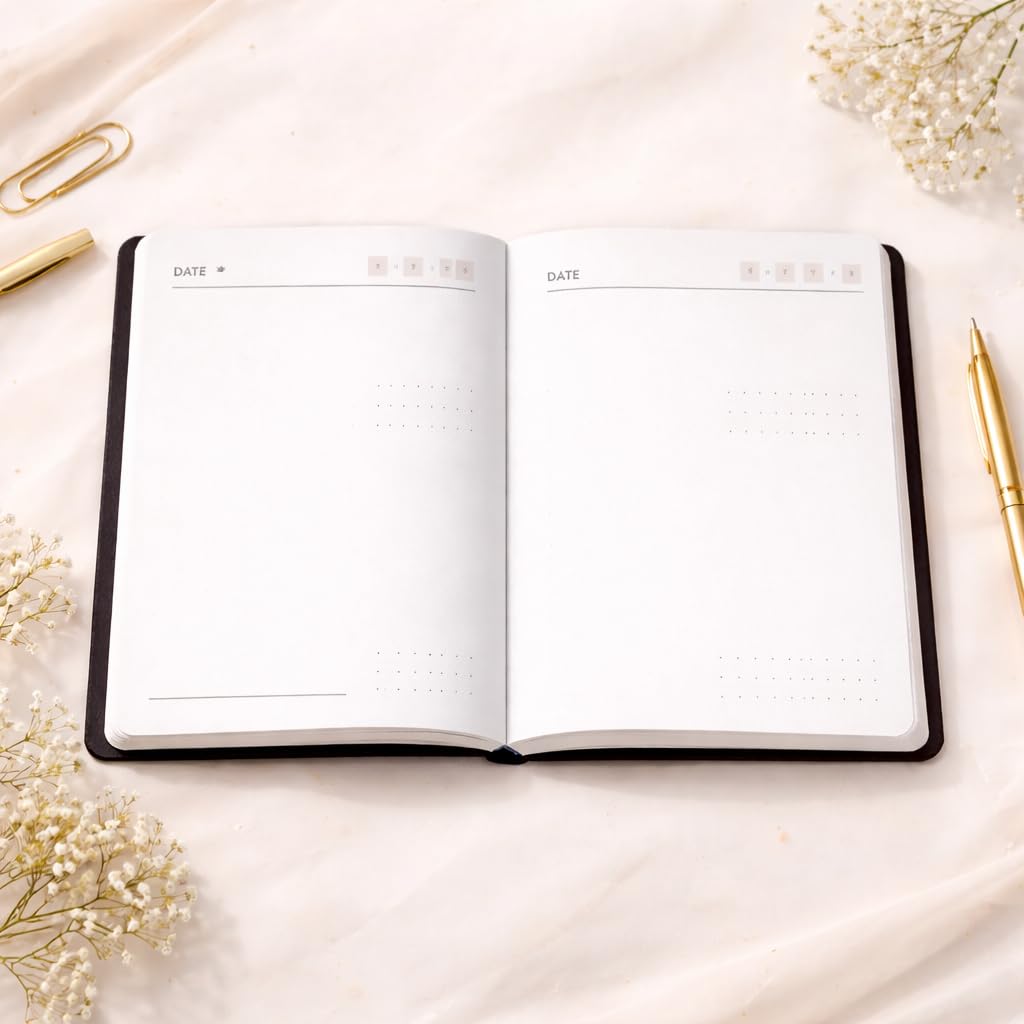Personalized Birthday Diary with Photo & Name | A5 Unruled 160 Pages | Hardbound Premium Notebook | Special Birthday Gift for Men & Women