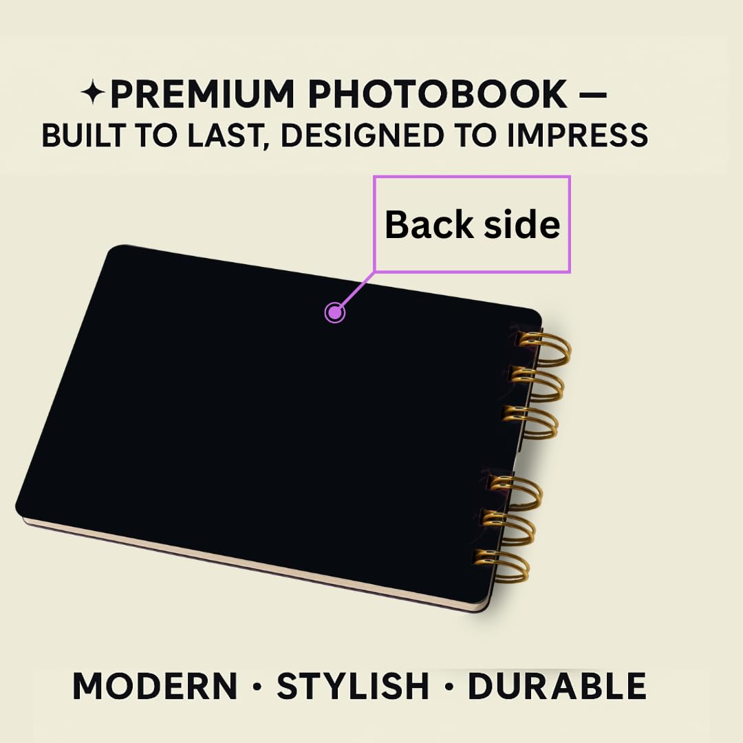 Customised Anniversary Photobook 22 pages 33 Images Premium Print | A4 size laminated hard sheet | Wedding,Couple gifting | Cover water resistance | CUSTOMISED ALL PHOTO PRINTING