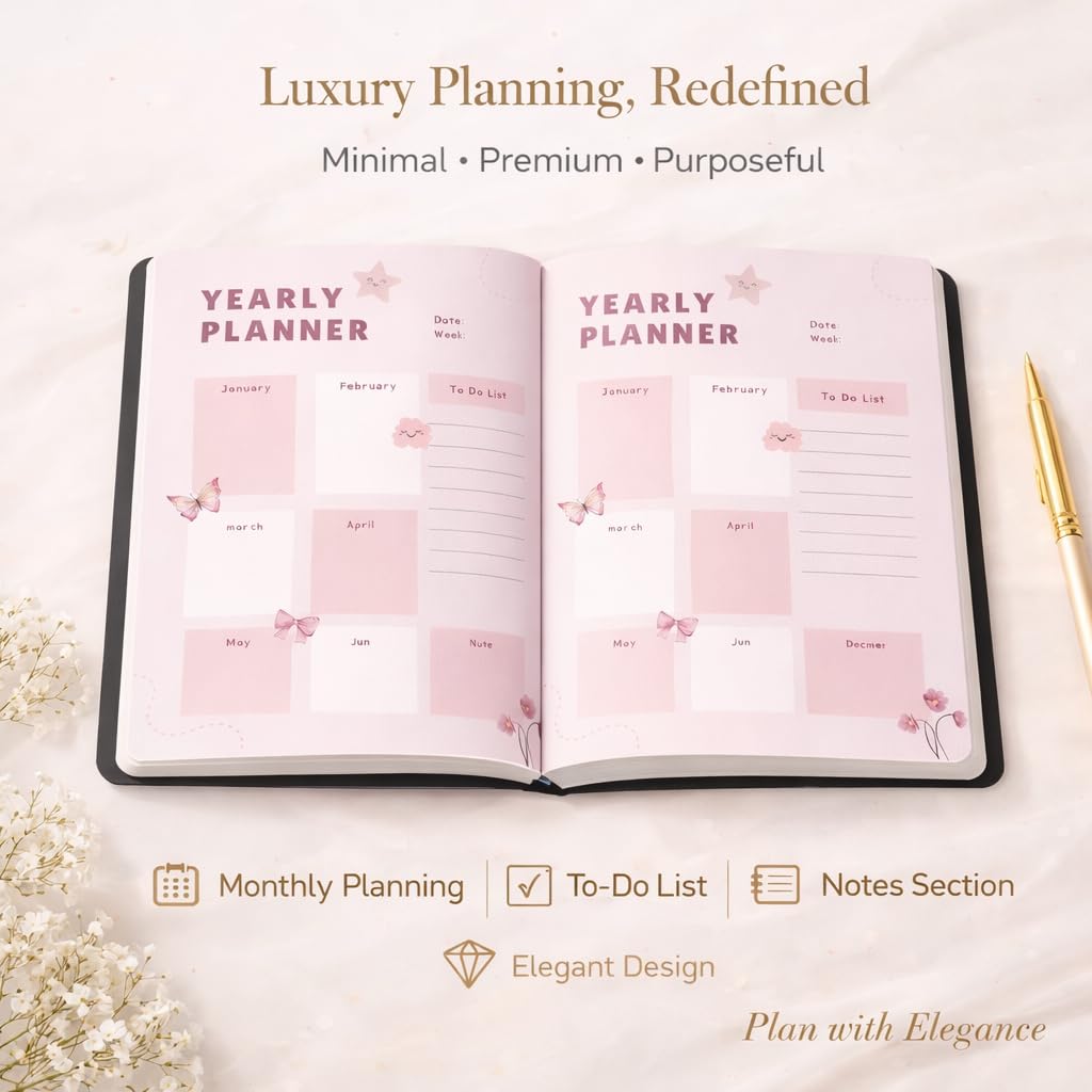 Personalized Birthday Diary with Photo & Name | A5 Unruled 160 Pages | Hardbound Premium Notebook | Special Birthday Gift for Men & Women